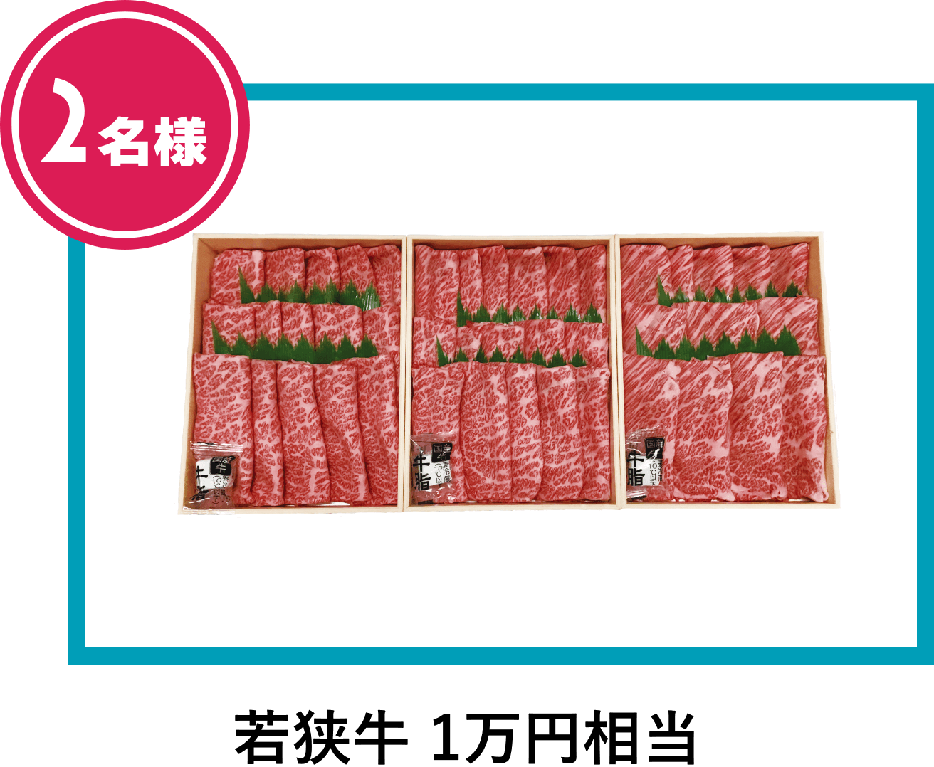 若狭牛 1万円分相当