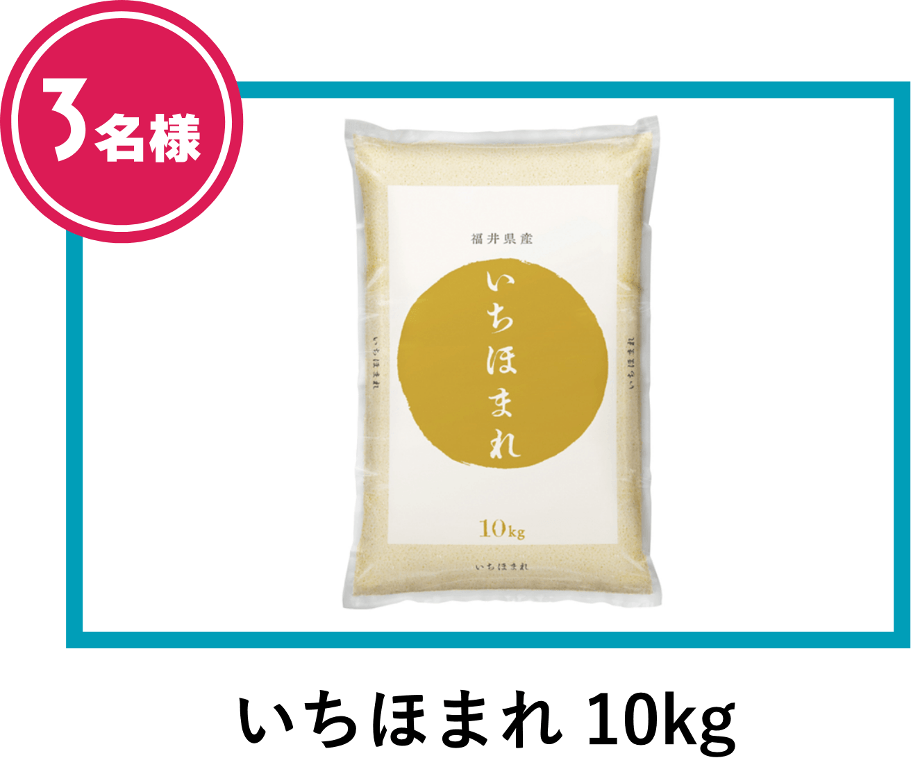いちほまれ 10kg 3名様